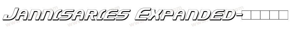 Jannisaries Expanded字体转换